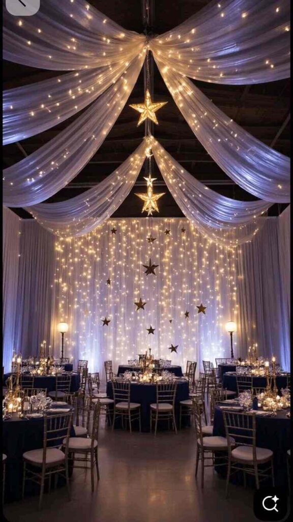 Star-Themed Decoration Setup