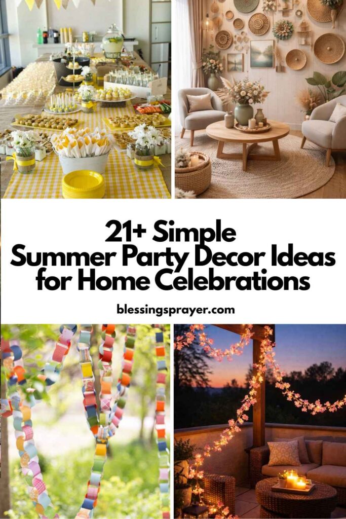 Summer Party Decor Ideas for Home Celebrations
