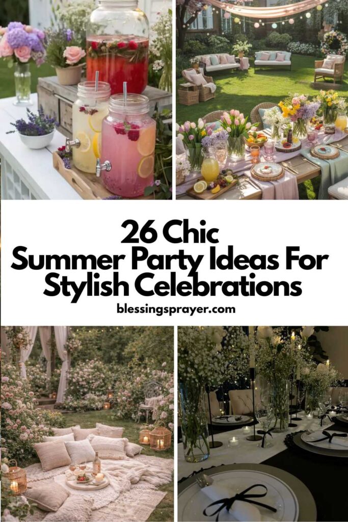 Summer Party Ideas For Stylish Celebrations