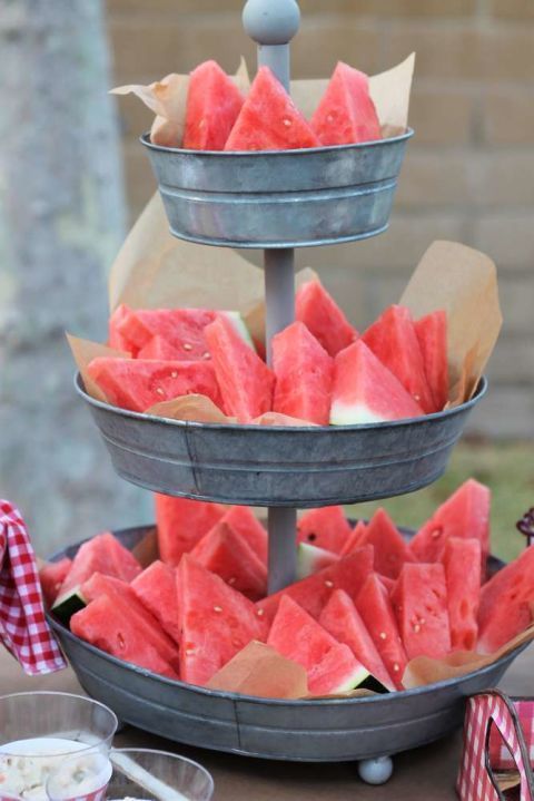 Watermelon Slice Display