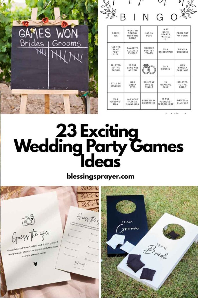 Wedding Party Games Ideas