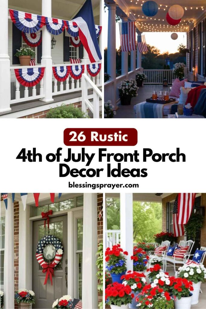 4th of July Front Porch Decor Ideas