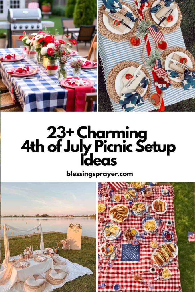 4th of July Picnic Setup Ideas