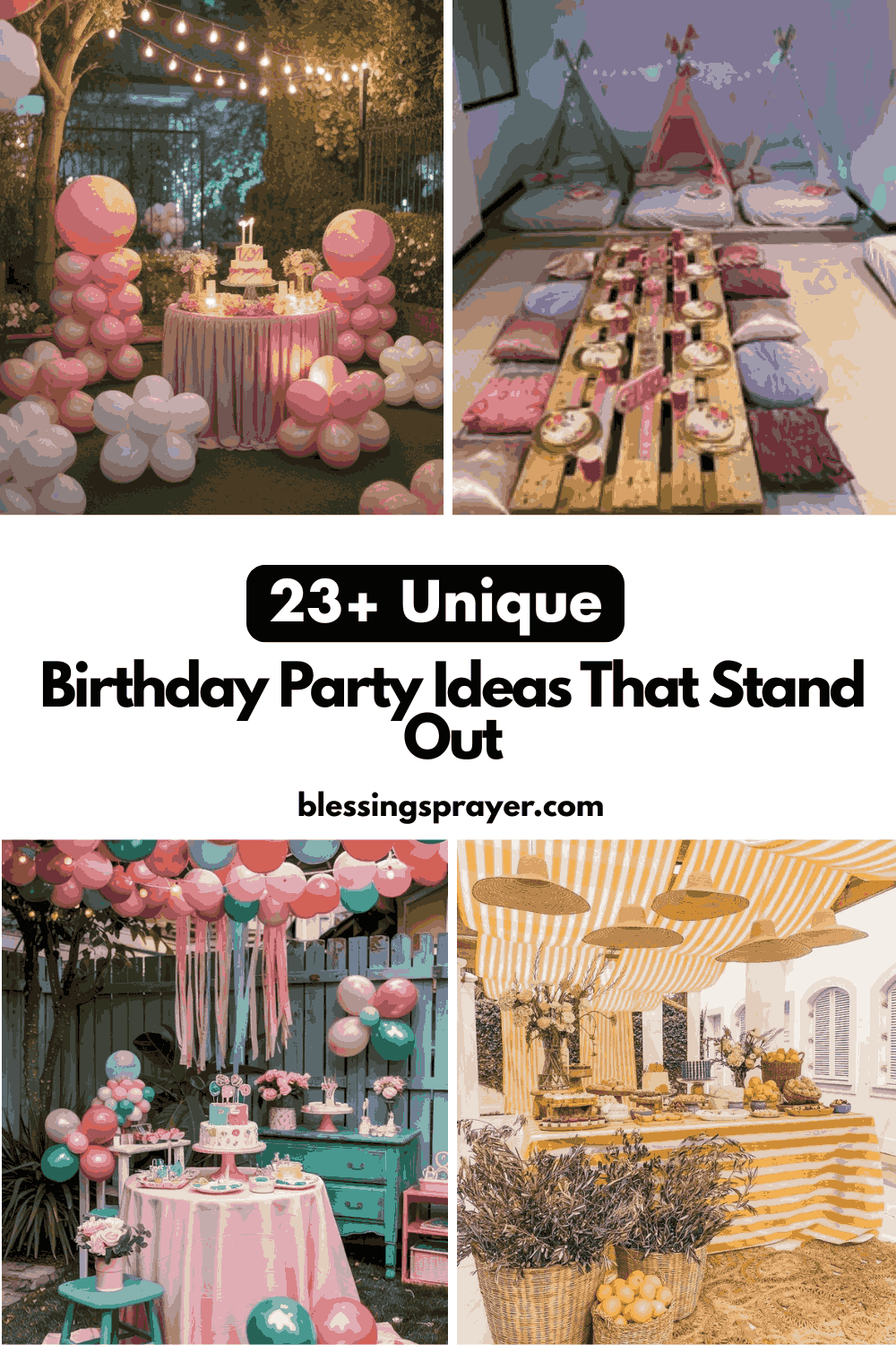 23+ Unique Birthday Party Ideas That Stand Out - † ️️ Daily Blessings ...