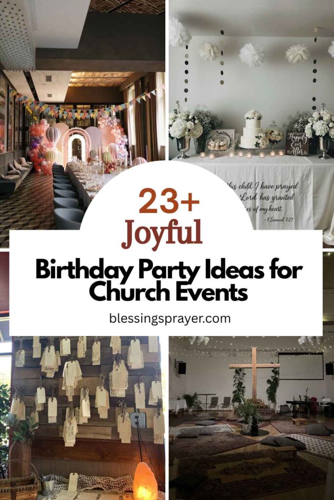 Birthday Party Ideas for Church Events