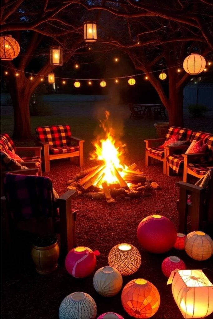 Bonfire Night Birthday Setup