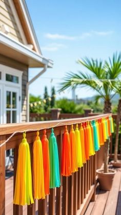 Bright Tassel Garland Decor