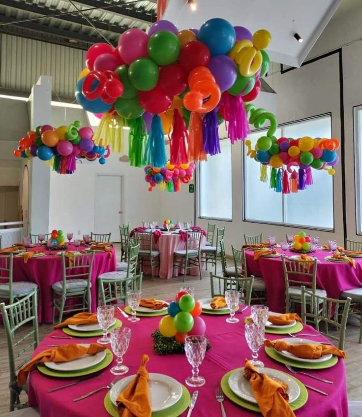 Color Pop Party Setup