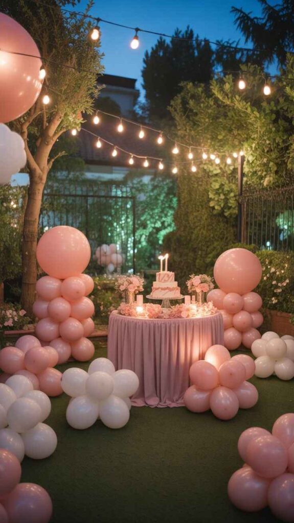 DIY Balloon Decor Party Setup