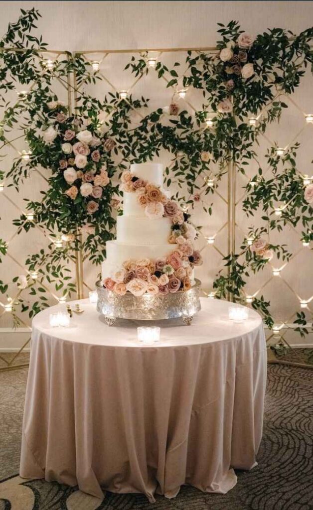 DIY Cake Table Decor Setup