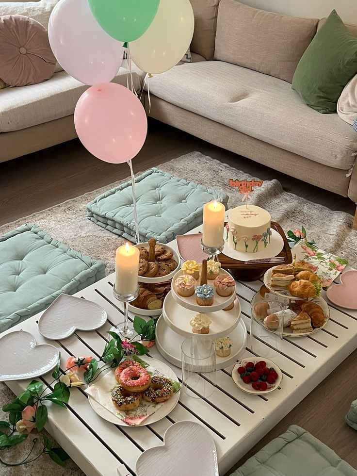 DIY Mini Celebration Setup