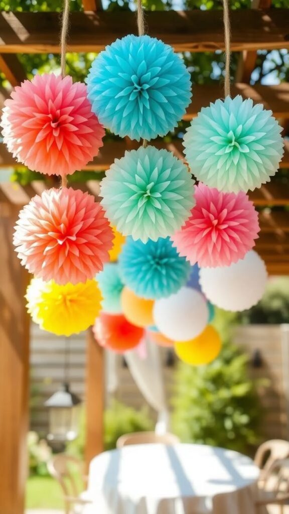 DIY Paper Decor Party Setup