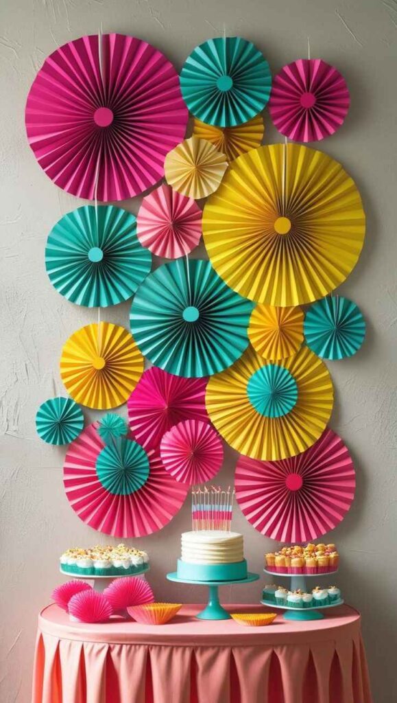 DIY Paper Decoration Setup