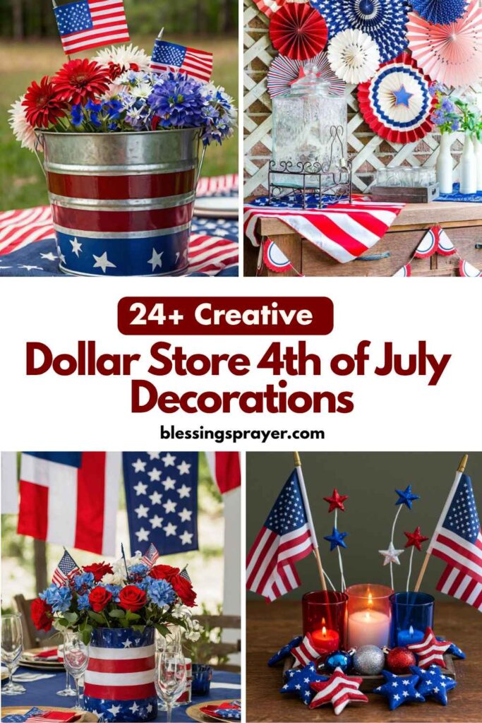 Dollar Store 4th of July Decorations