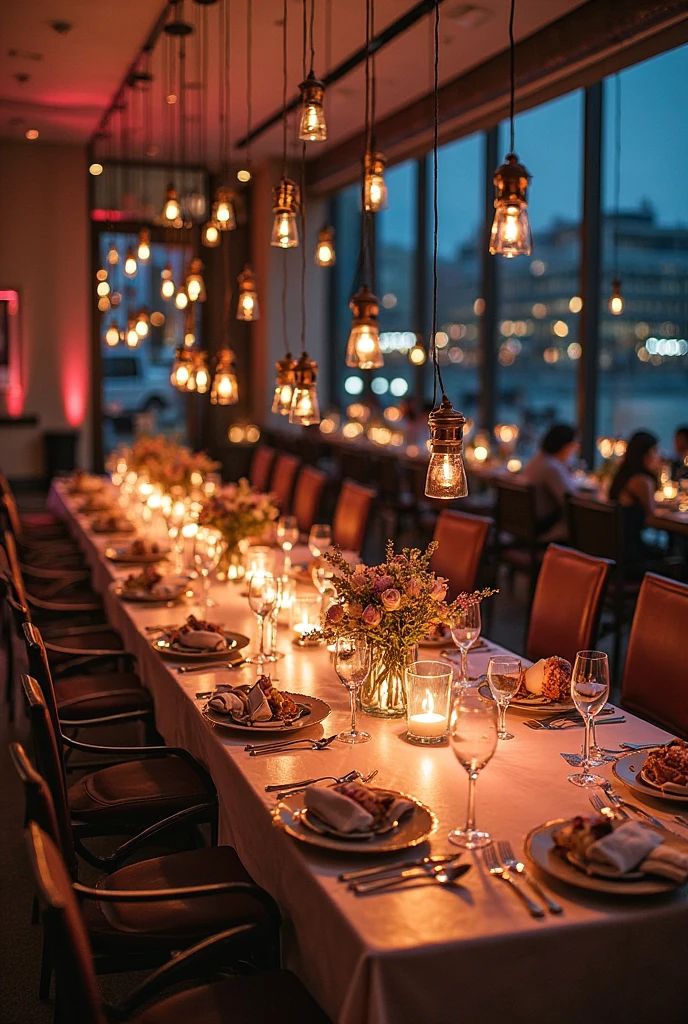 Elegant Dinner Party Setup