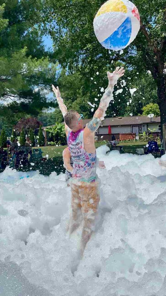 Foam Party Fun Setup