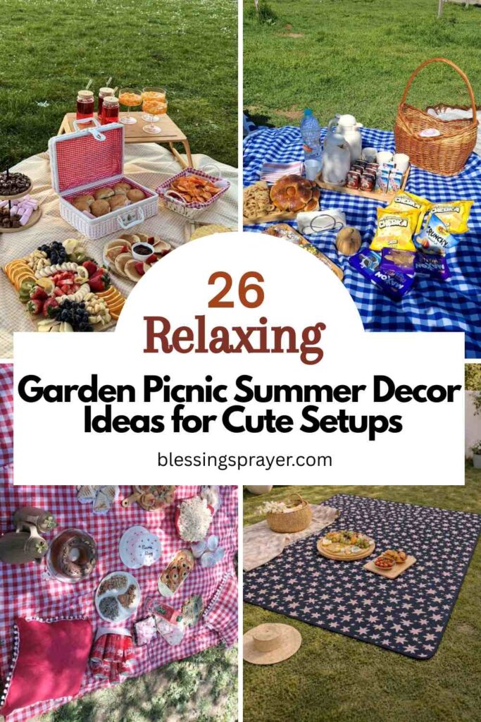 Garden Picnic Summer Decor Ideas for Cute Setups