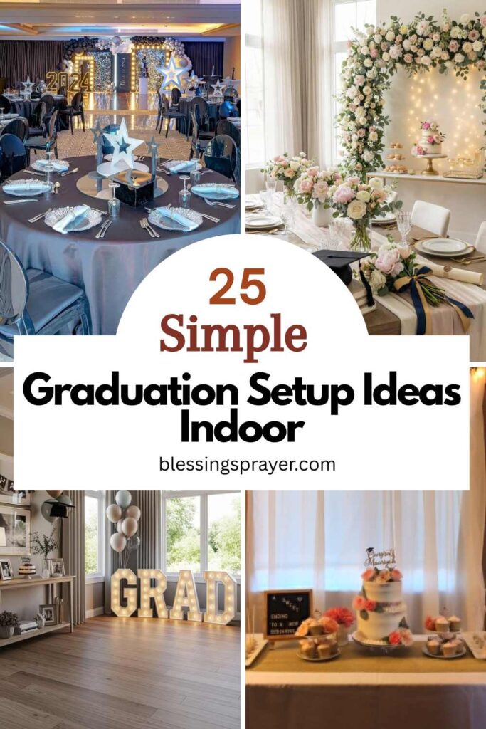 Graduation Setup Ideas Indoor