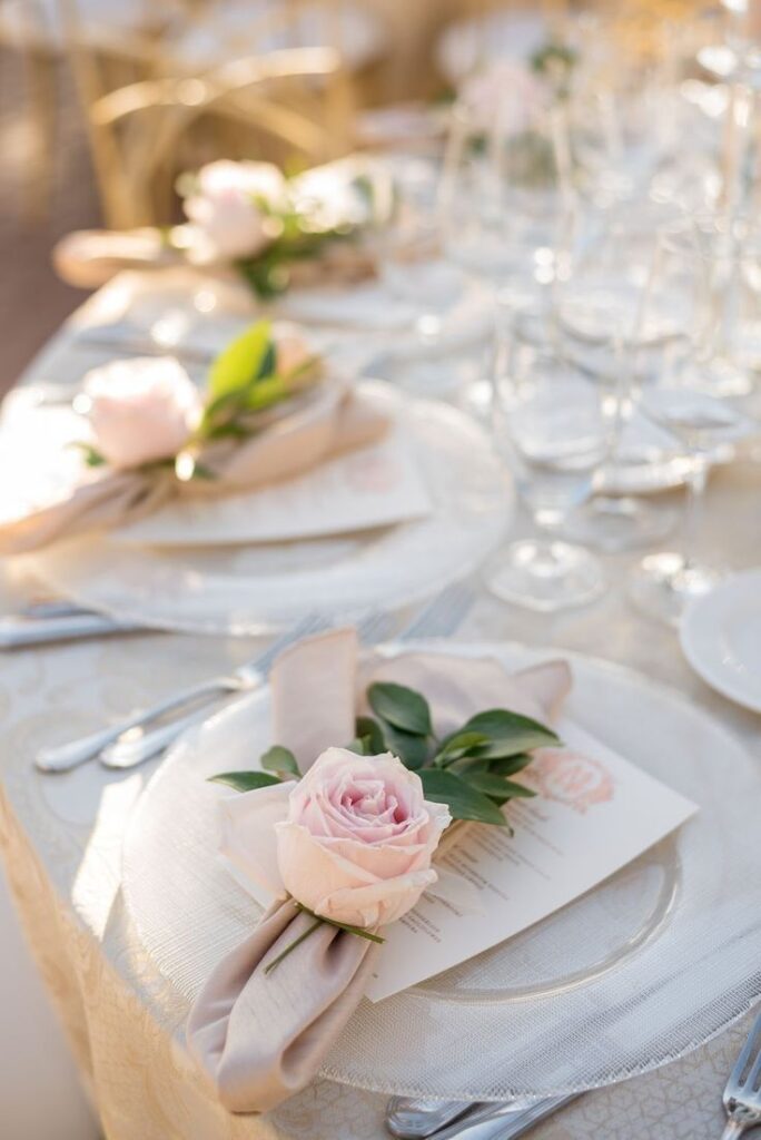 Mini Floral Place Setting Setup