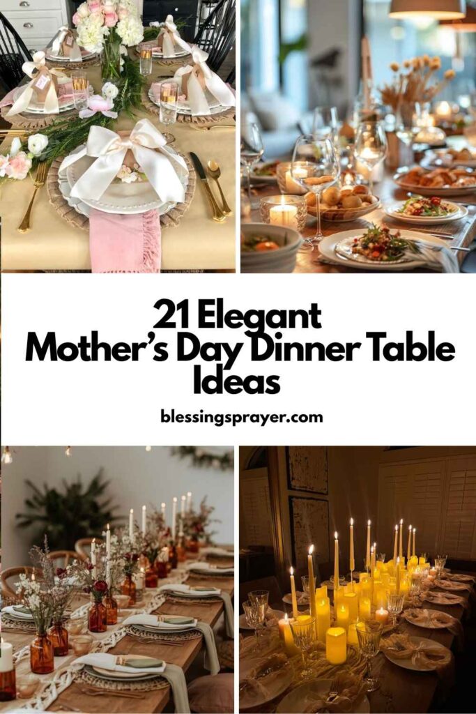 Mother’s Day Dinner Table Ideas