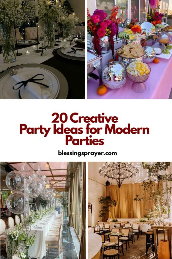 Party Ideas for Modern Parties