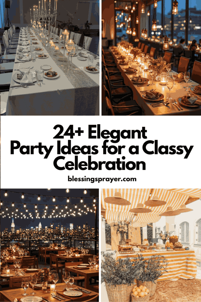 Party Ideas for a Classy Celebration