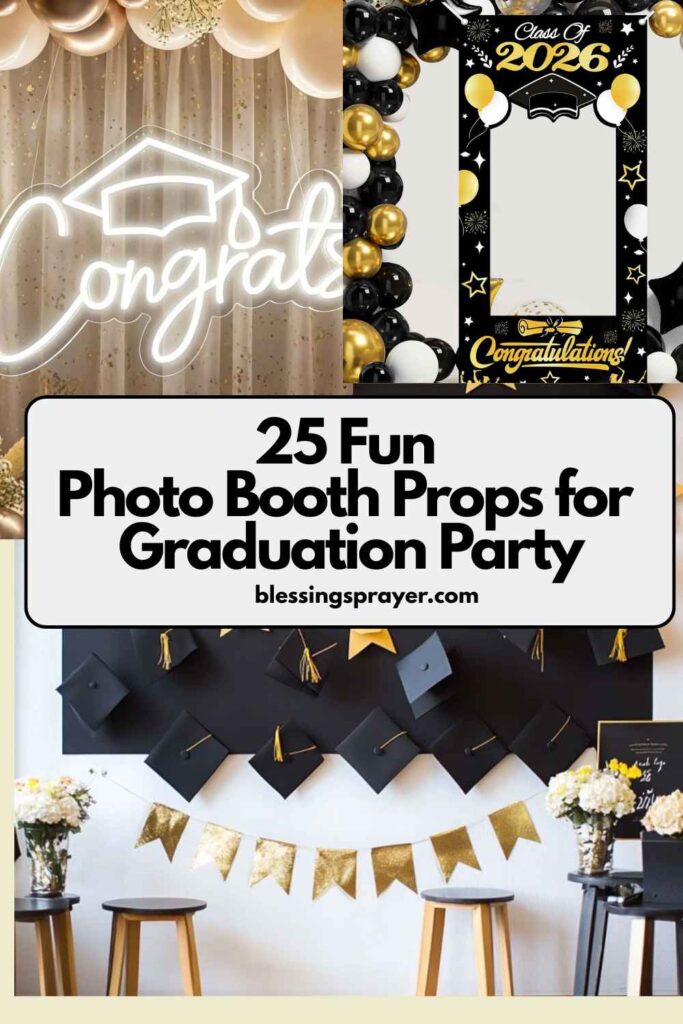 Photo Booth Props for Graduation Party