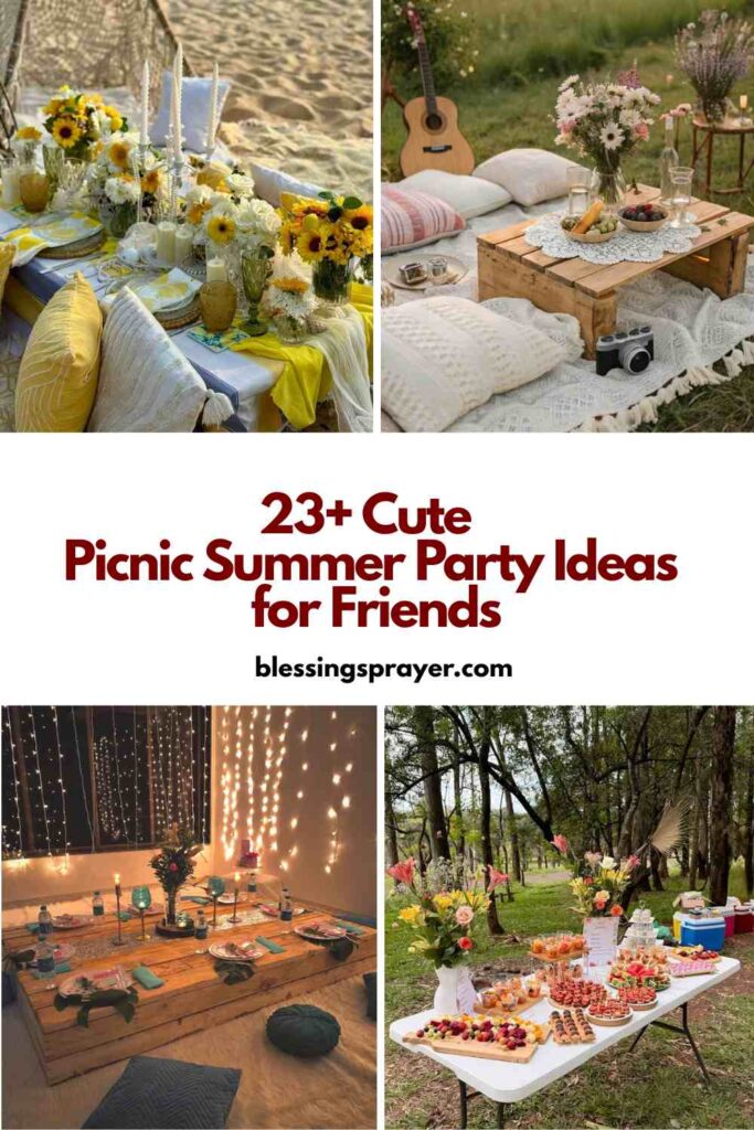 Picnic Summer Party Ideas for Friends