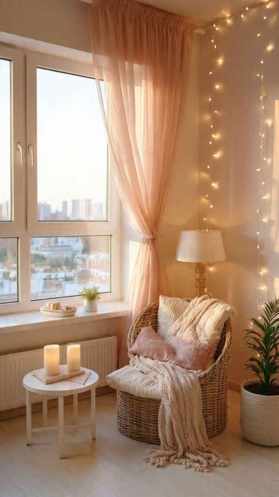 Soft Curtain Cozy Corner