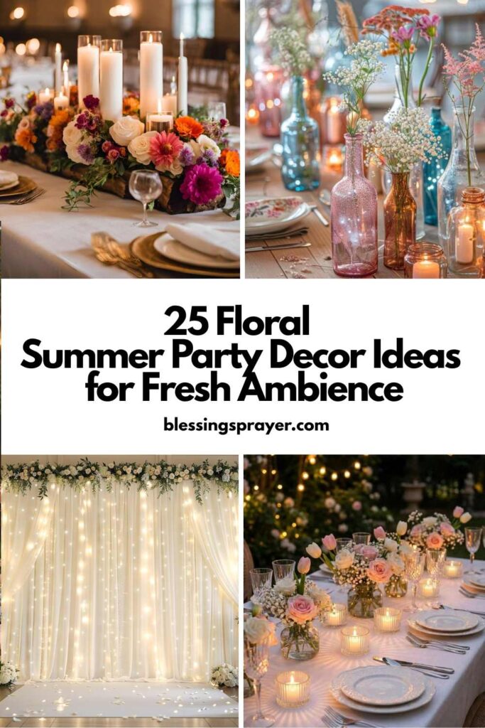 Summer Party Decor Ideas for Fresh Ambience