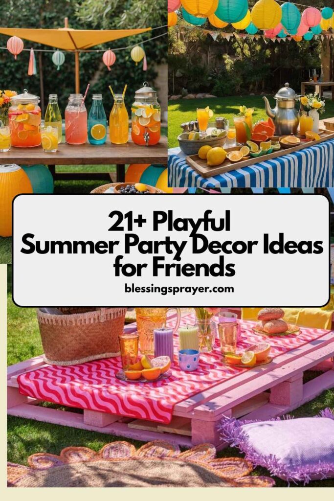 Summer Party Decor Ideas for Friends