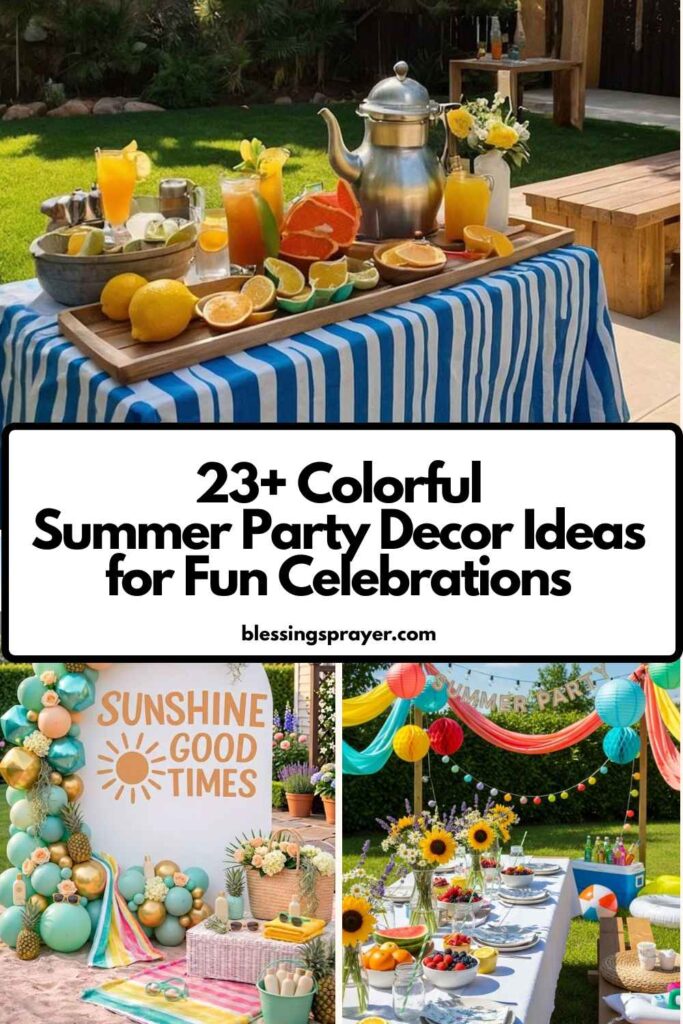 Summer Party Decor Ideas for Fun Celebrations