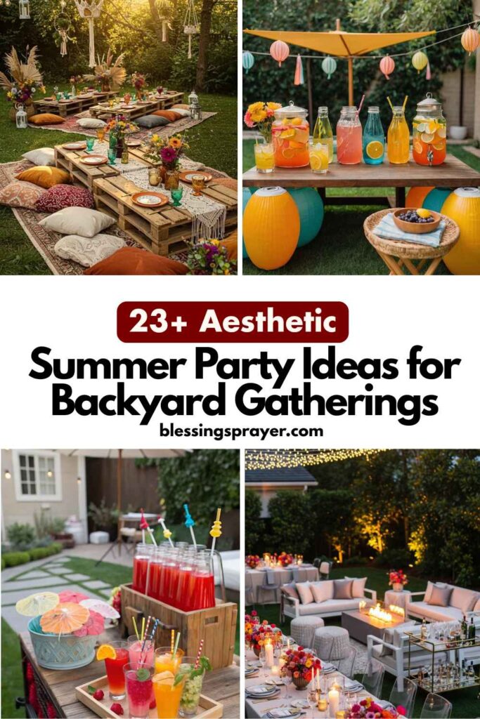 Summer Party Ideas for Backyard Gatherings