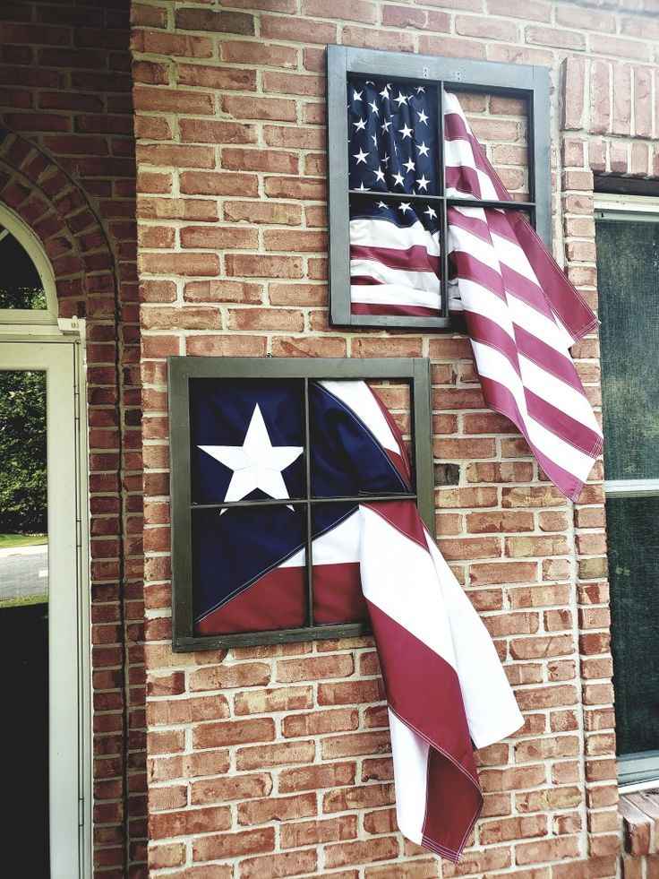 DIY Flag Wall Frame