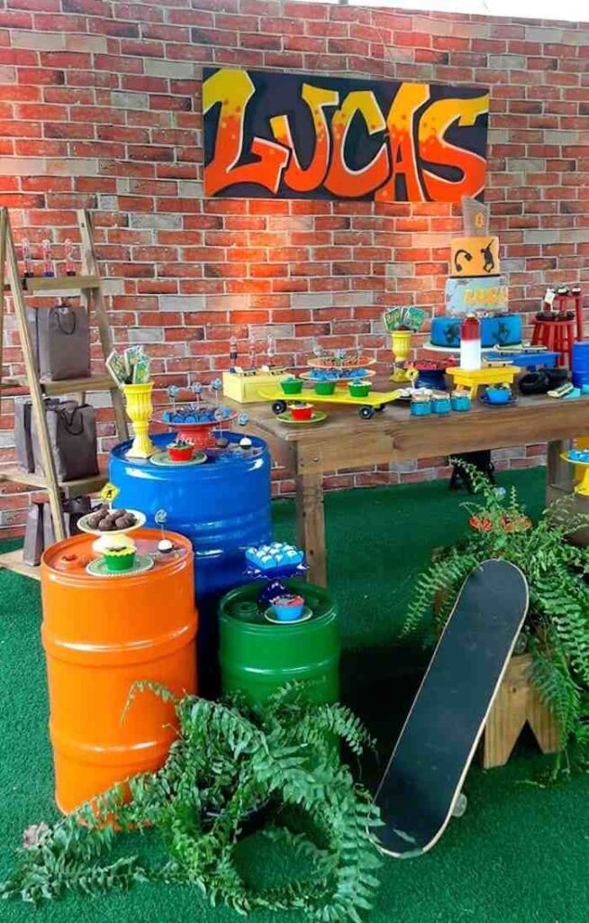 90s Skateboard Theme Party