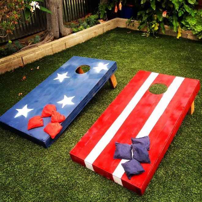 American Flag Bean Bag Toss