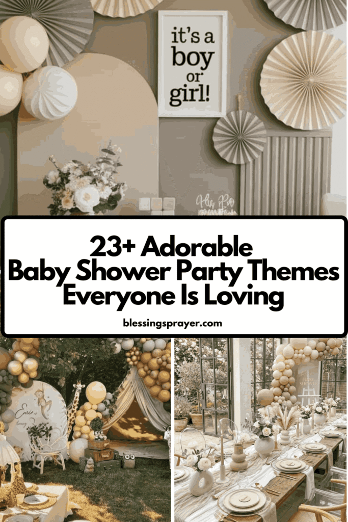 Baby Shower Party Themes Everyone Is Loving