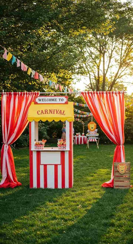 Backyard Carnival Birthday Bash