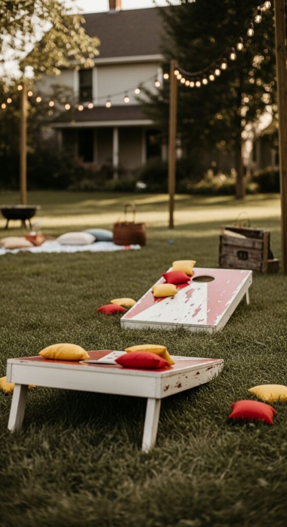 Backyard Game Night Party