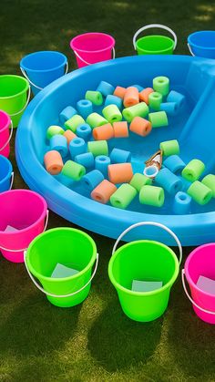 Backyard Water Relay Race