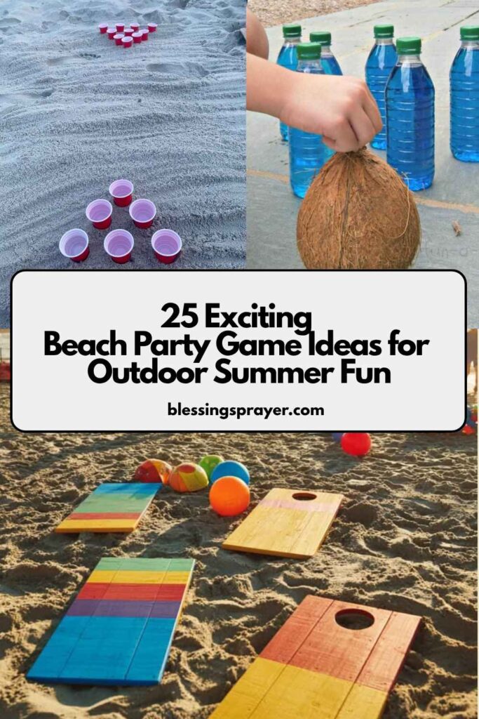 Beach Party Game Ideas for Outdoor Summer Fun