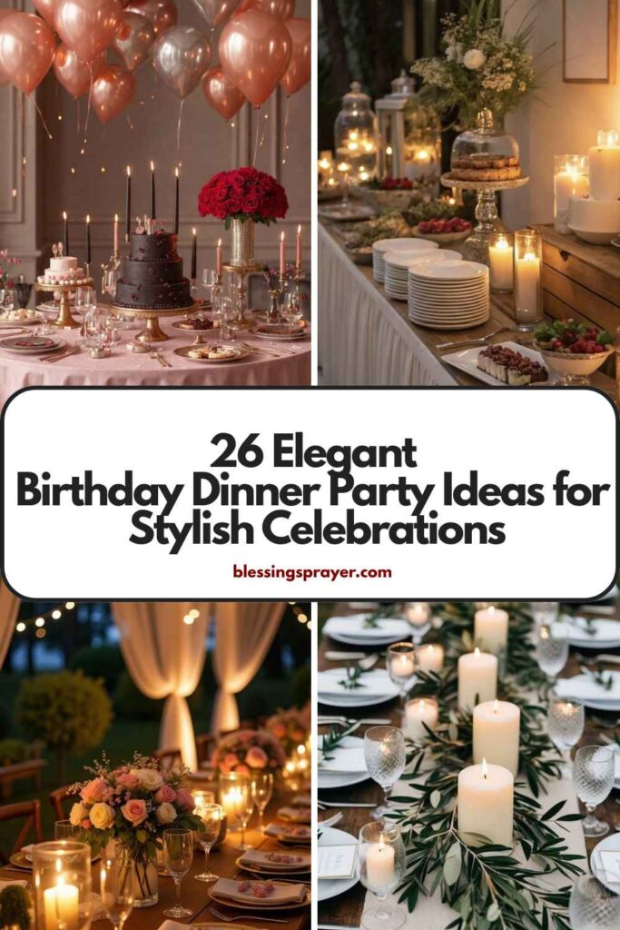 Birthday Dinner Party Ideas for Stylish Celebrations