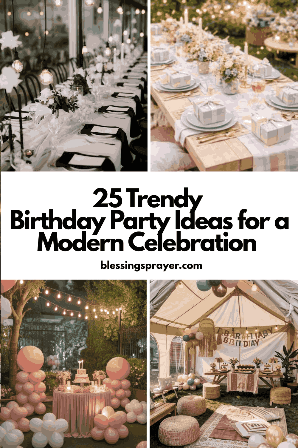 25 Trendy Birthday Party Ideas for a Modern Celebration - † ️️ Daily ...