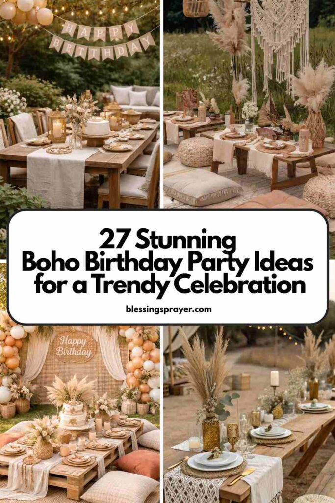 Boho Birthday Party Ideas for a Trendy Celebration