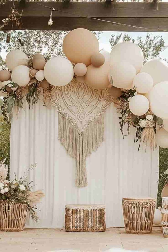 Boho Braided Balloon Garland