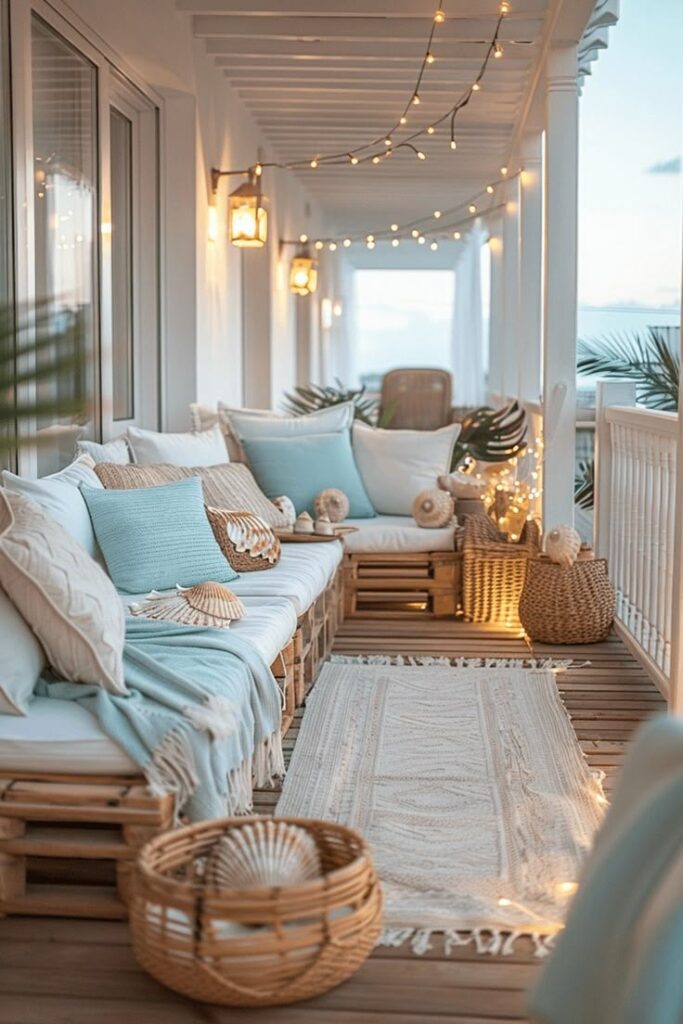 Bright Coastal Porch Retreat