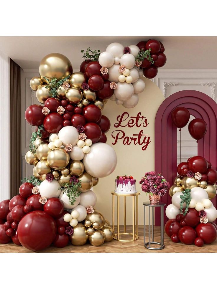 Burgundy and Gold Theme