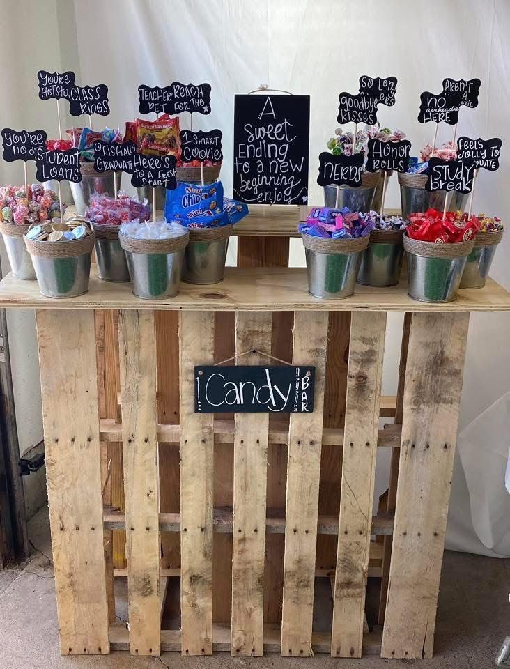 Candy Bar Graduation Table