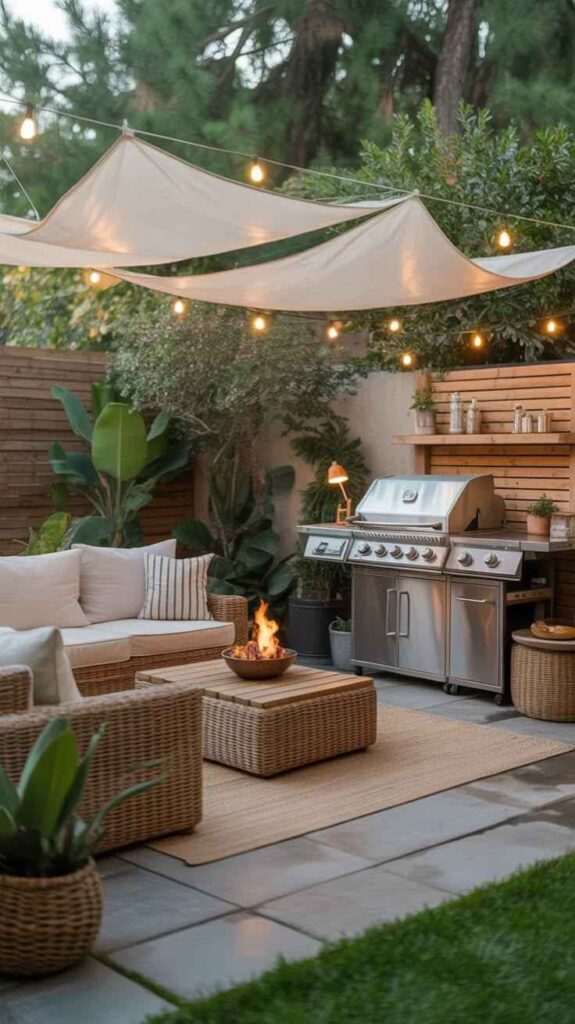 Chic Backyard Lounge BBQ