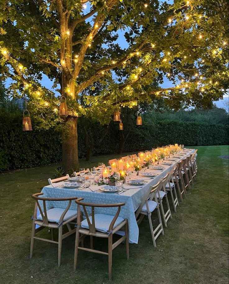 Chic Garden Dinner Birthday Party